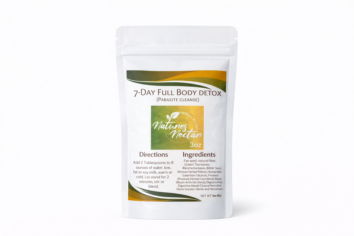 7-day Full Body Detox PARASITE CLEANSE